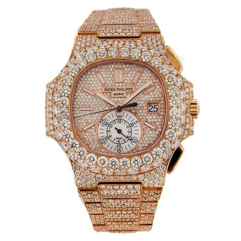 iced out Patek Philippe watch